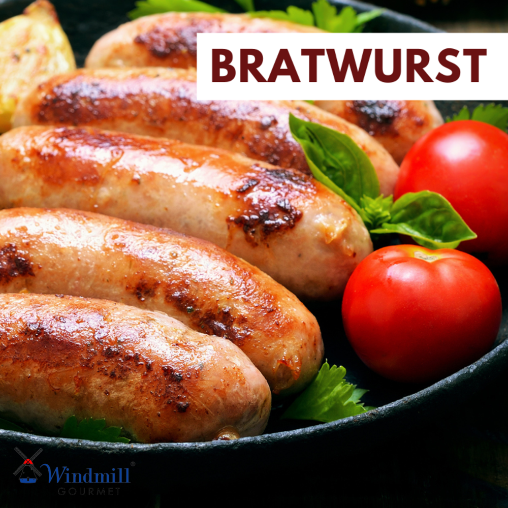 Bratwurst Sausage 250g – Windmill Gourmet Central Hub Bratwurst Sausage 250g – Windmill Gourmet Central Hub