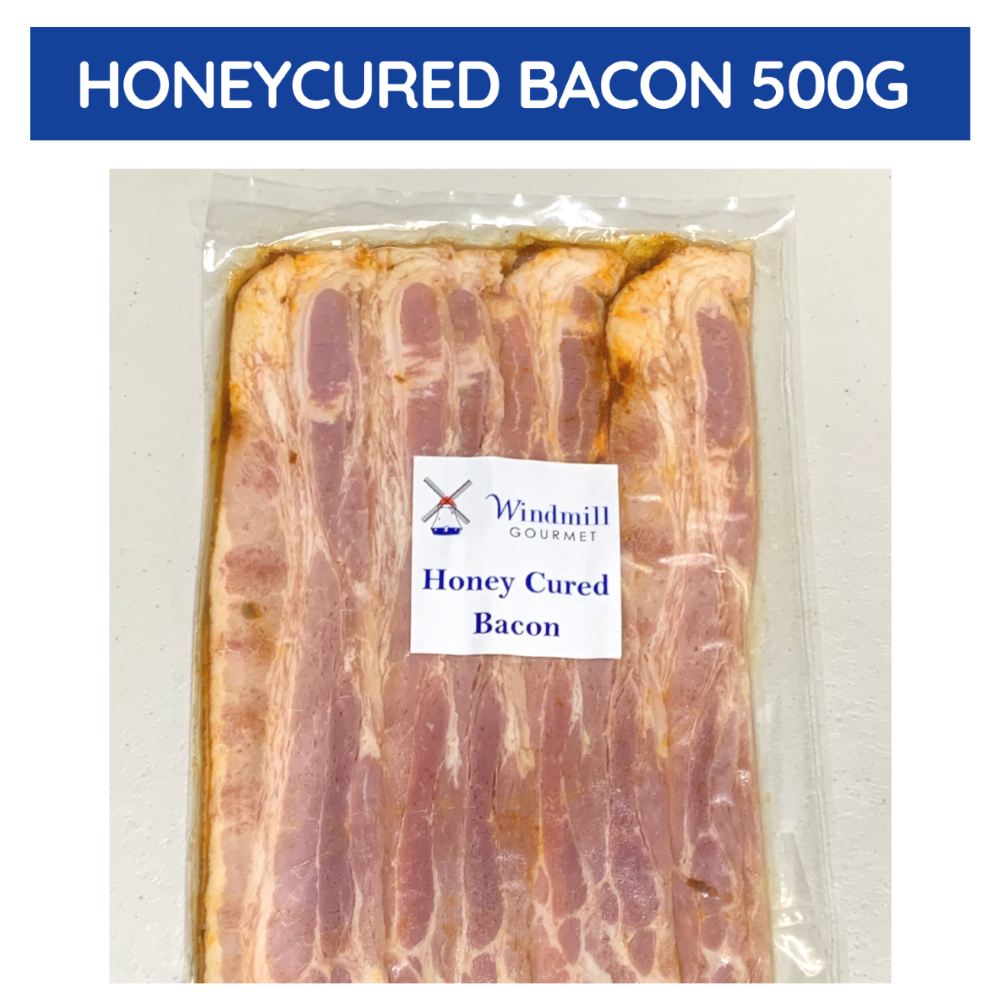 Honey Cured Bacon 500g – Windmill Gourmet Central Hub