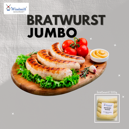 Bratwurst Jumbo Sausage 500g