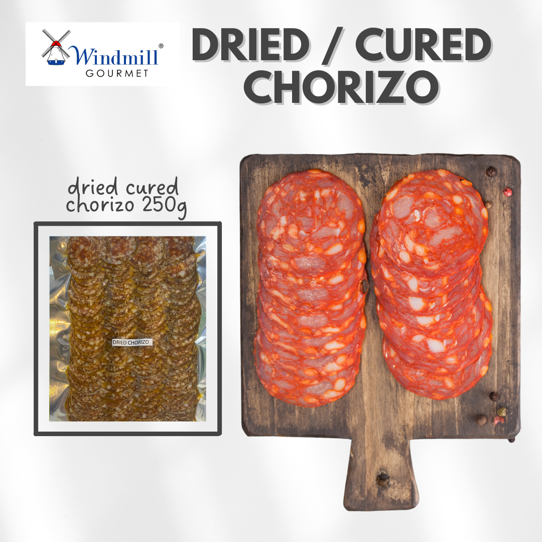 Cured Chorizo Sliced 250g – Windmill Gourmet Central Hub