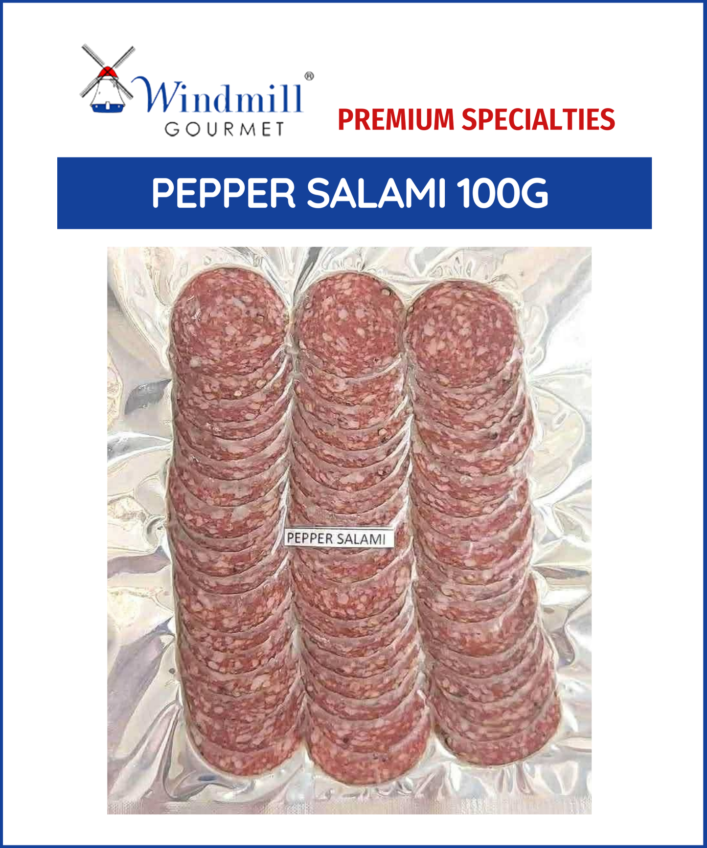 Pepper Salami 100g